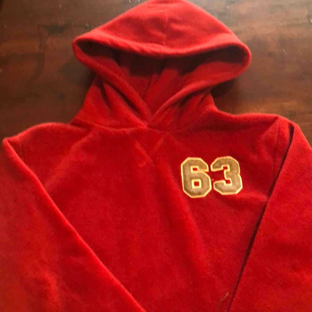 Red hoodie size 5-6